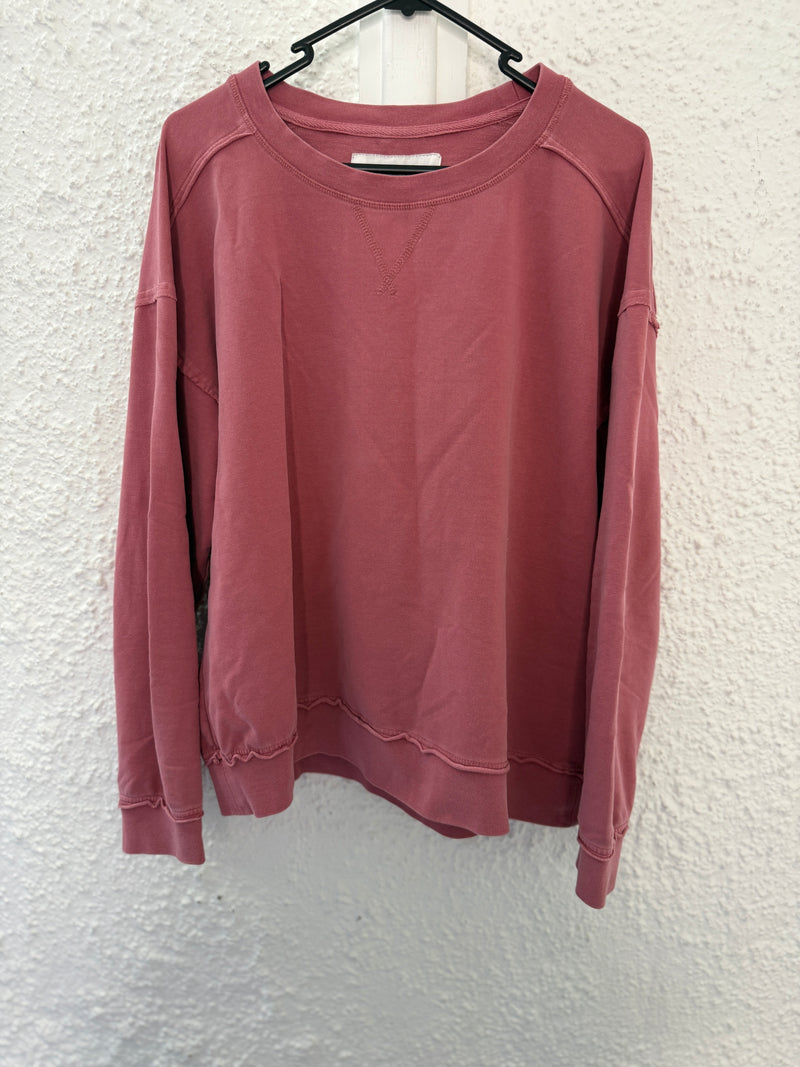 Foxwood dusky pink cotton sweatshirt Sz 10😀4/12