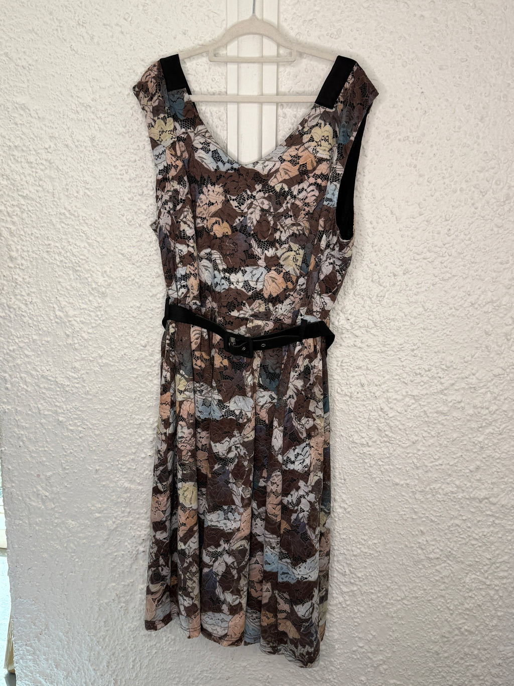 City Chic Brown Lace Dress Sz L NEW!😀18/9