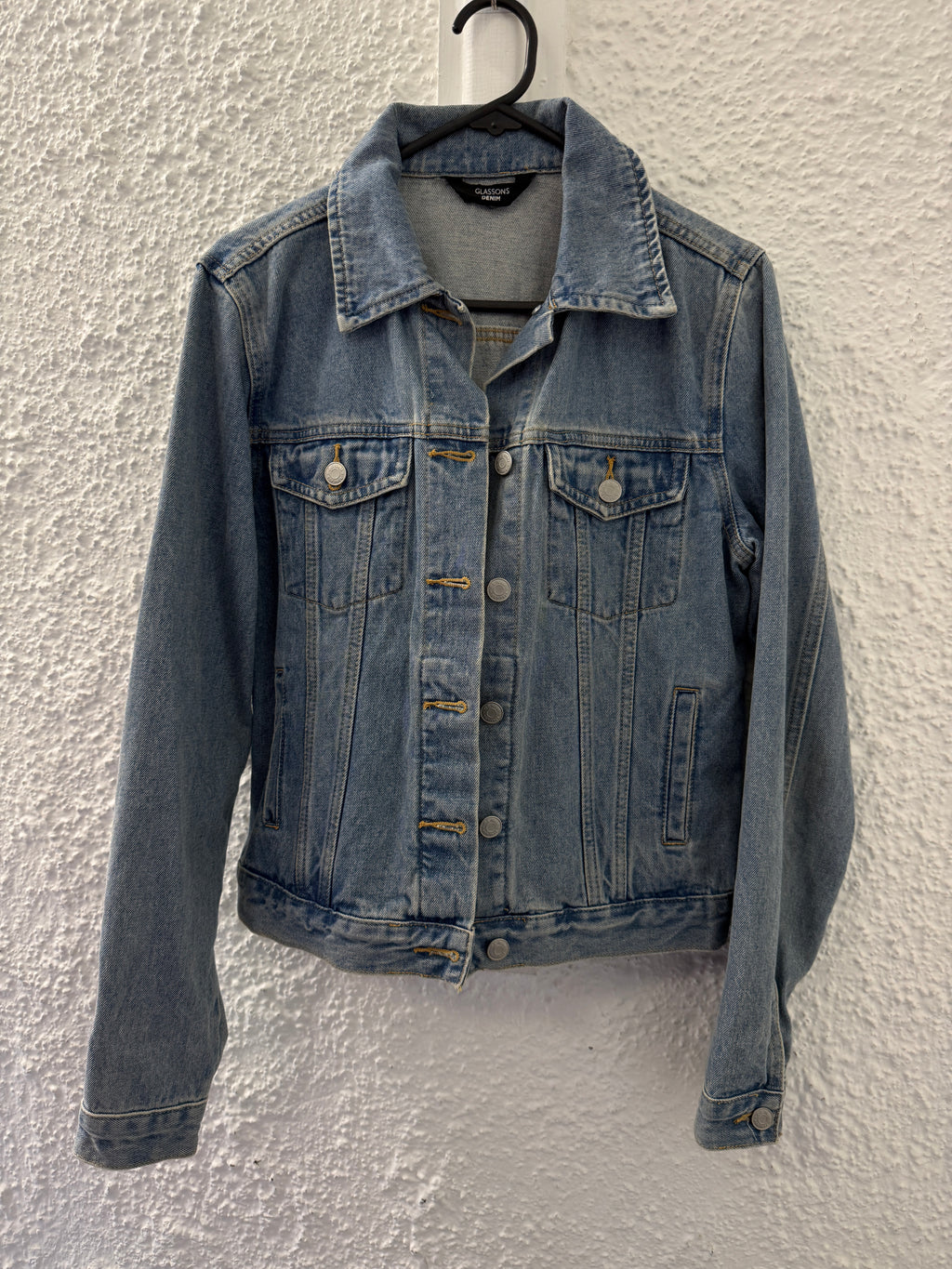 Glassons Blue Denim Jacket No Sz (best fit Sz 8)😀14/7