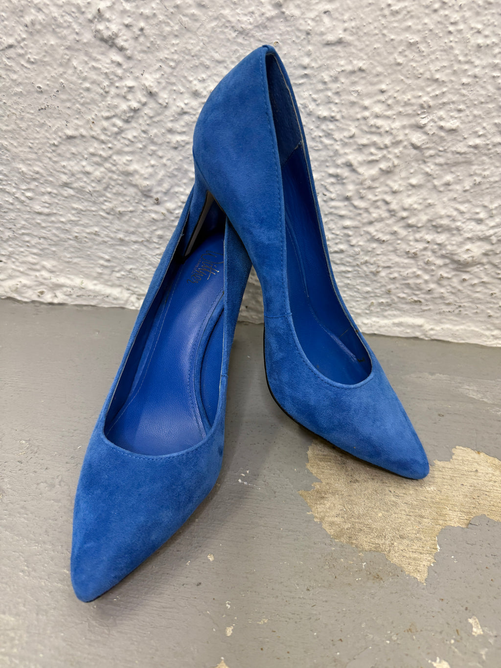 Wittner Cobalt Suede Heels Sz 38😀4/9