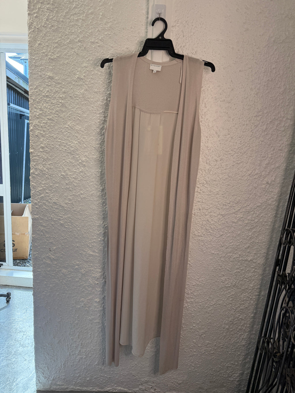 Witchery Beige Viscose Blend Cardi Sz S😀21/4