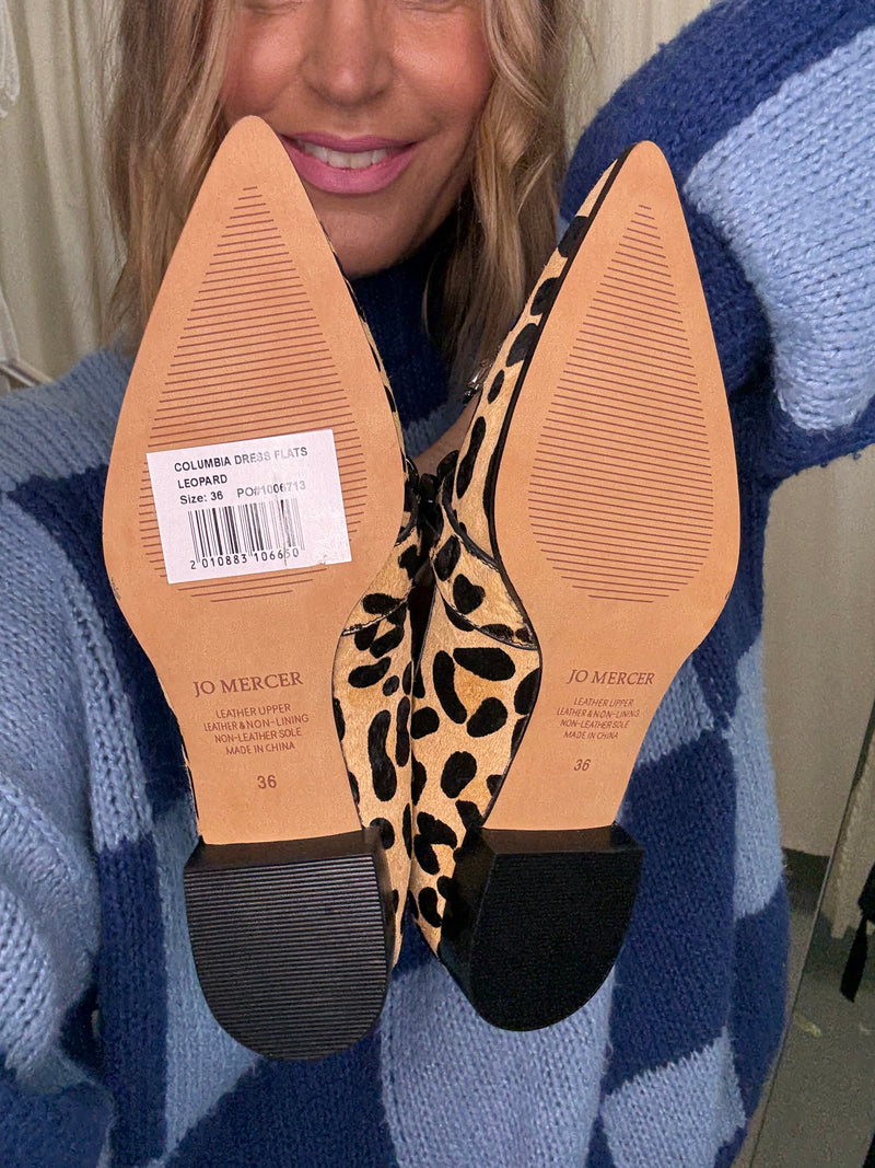 Jo Mercer Animal Print Columbia Dress Flats Sz36