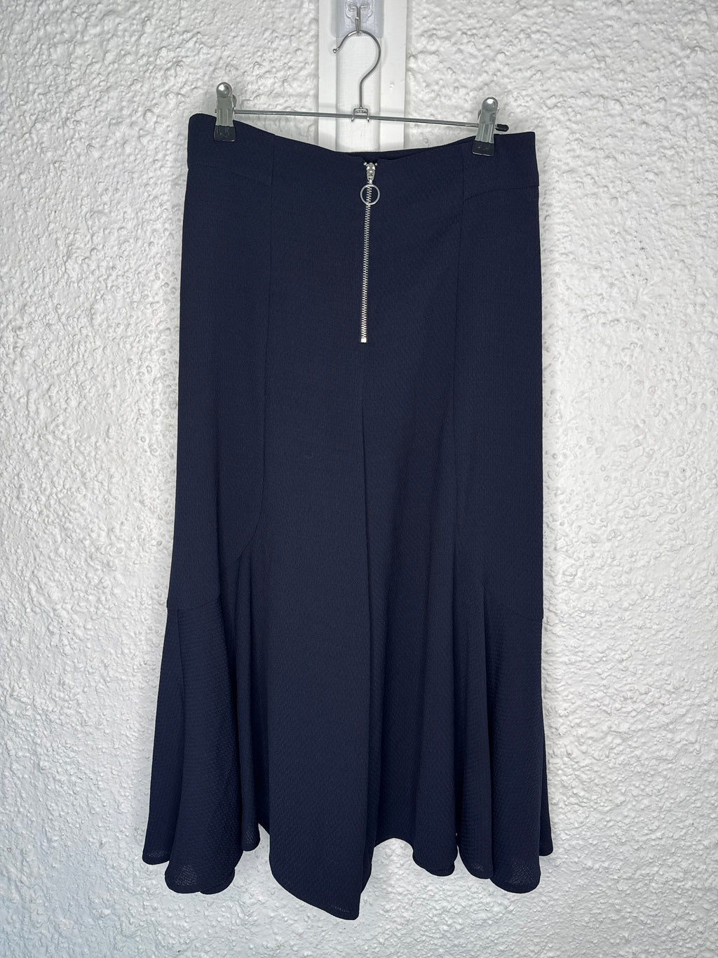 Zara Navy Textured Culottes Sz M (best for sz8) 😀11/8