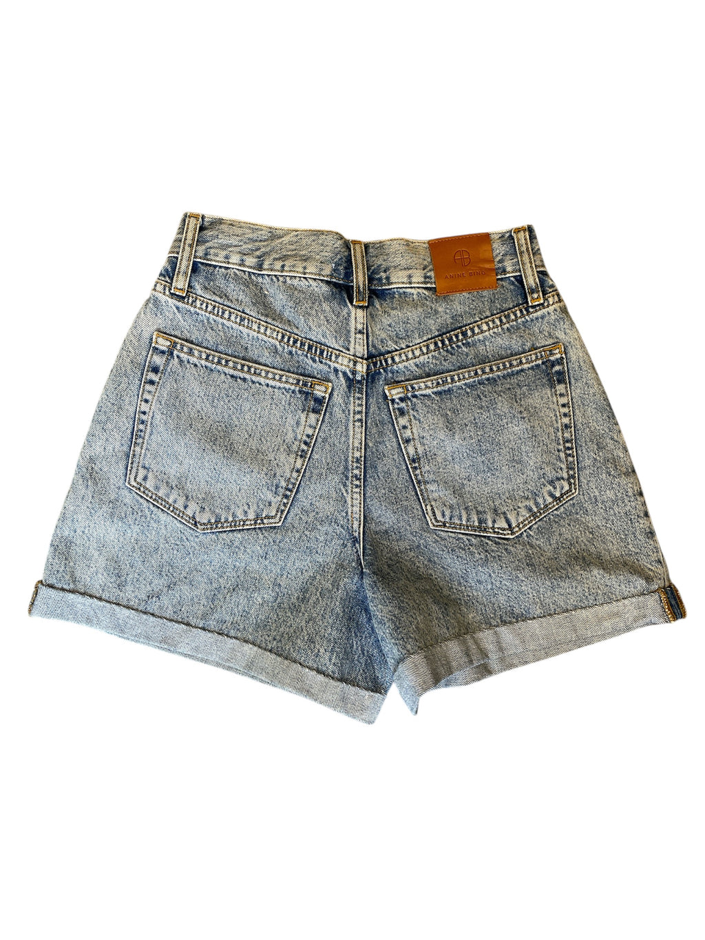 Anine Bing Denim Shorts Sz23” 💛