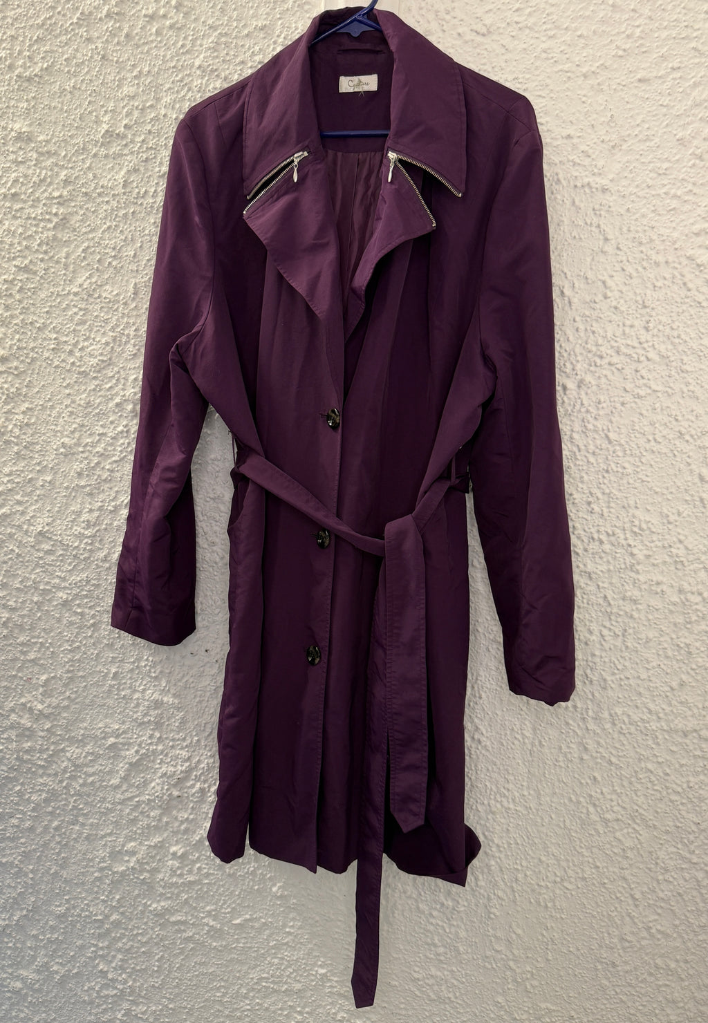 Capture Eggplant Trenchcoat No Sz (best fit up to Sz 14) 😀16/6