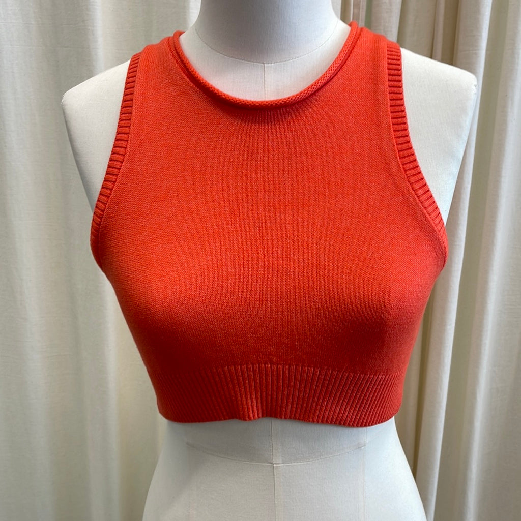 KIDS Zara Orange Crop Top Kids Sz 13-14