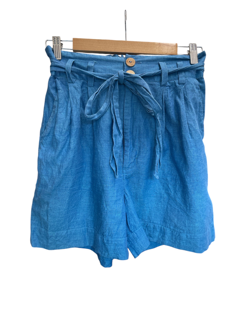 Gorman Teal Linen Blend Shorts Sz 10 🩷🩷