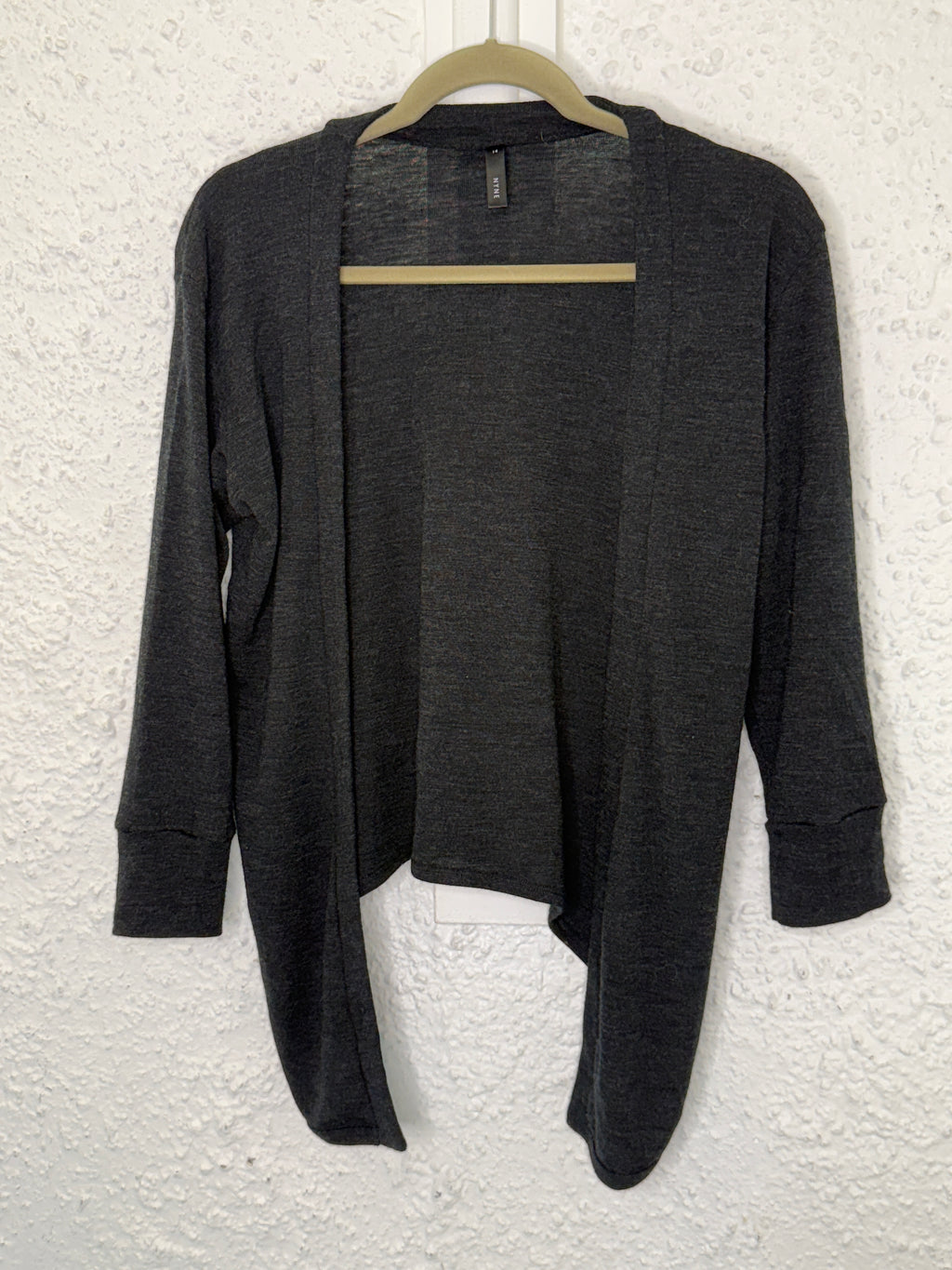 Nyne Marled Black Merino Cardi Sz 14 (best roomy fit up to Sz 10)😀28/8