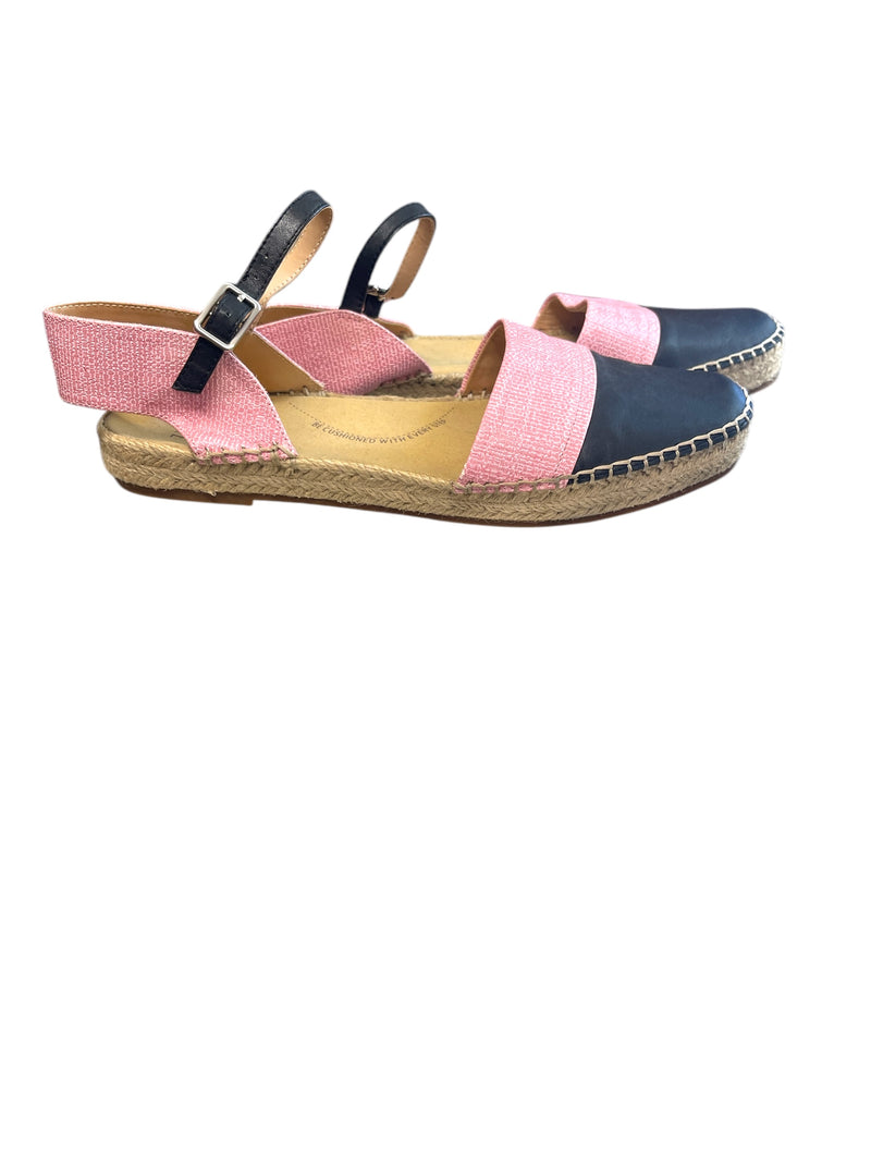 Zierra Ashley Espadrille Sandals Sz 38 💛