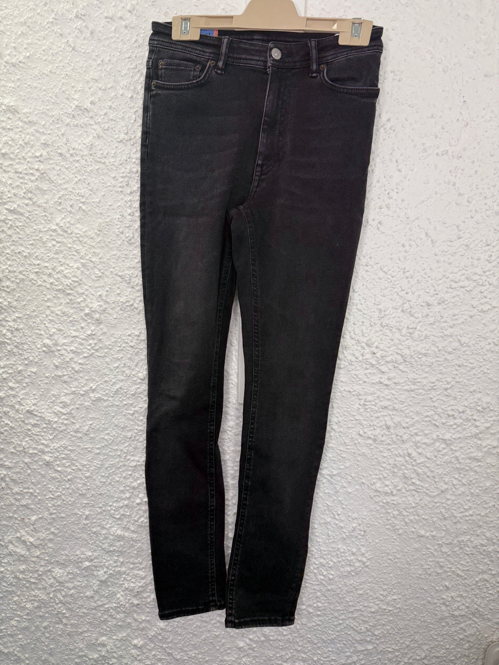 Acne Studios Black Skinny Stretchy Jeans Sz 26W/32L 4/8