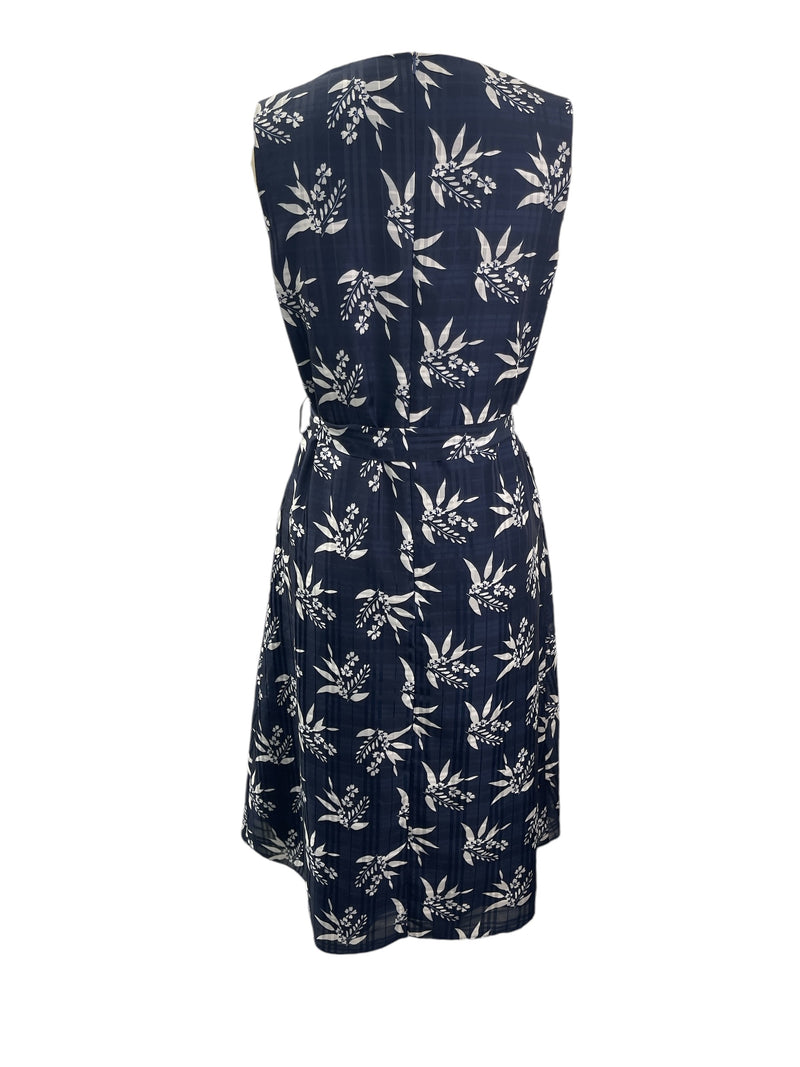 David Lawrence Navy Floral Dress Sz10 💚💚