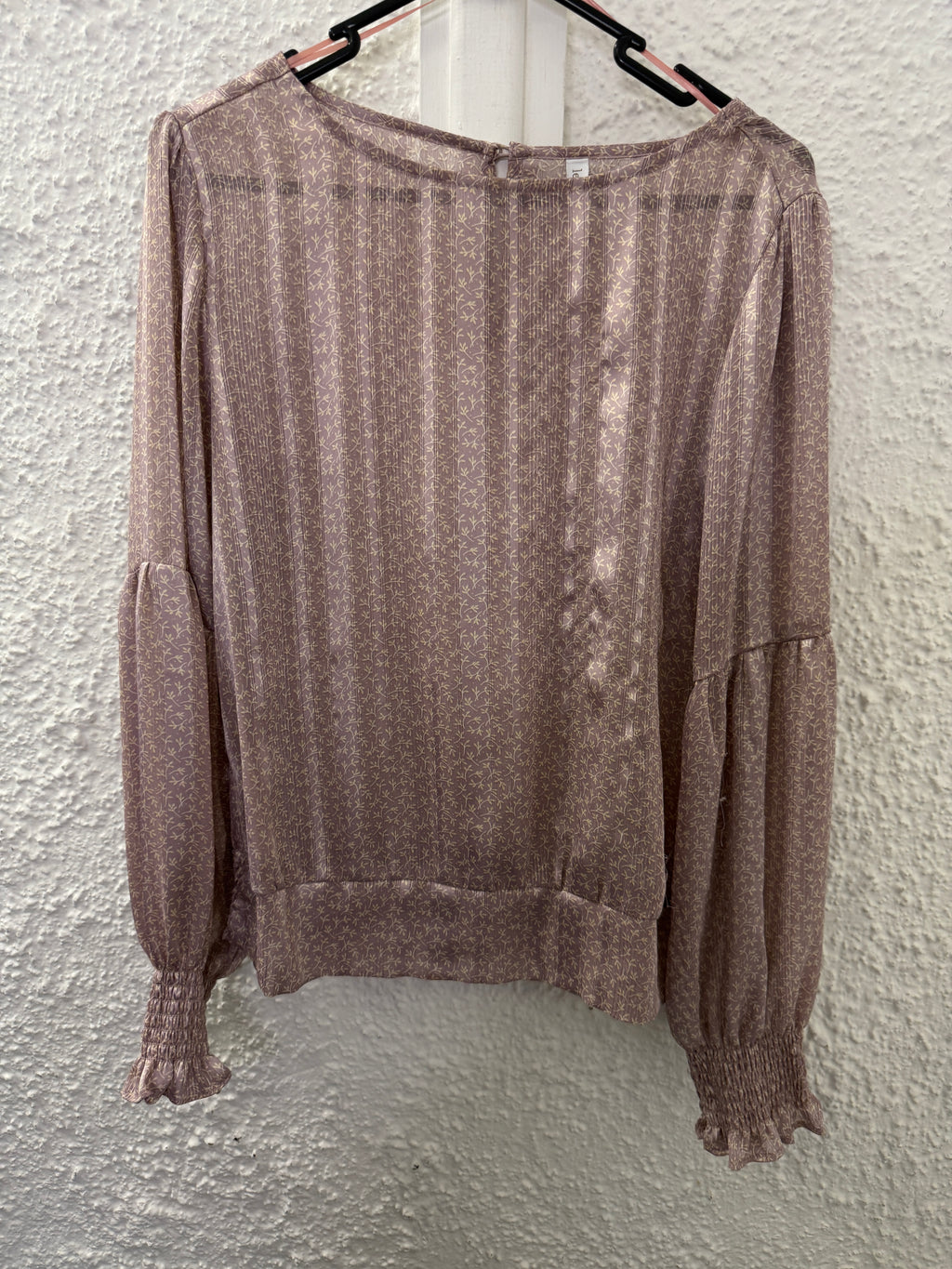 Leila + Luca Lilac Floral Top Sz 10 31/7