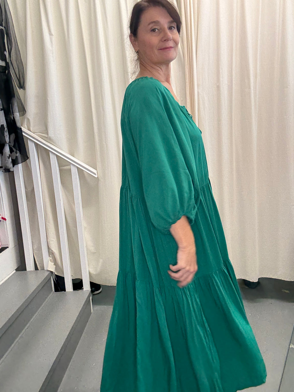 BEE MADISON Green Dress Sz16