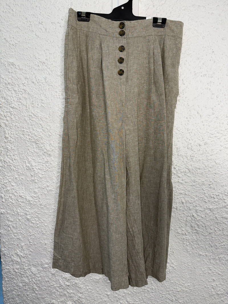 Rainbow Grey Linen/Cotton Pants Sz 40 (NZ Sz 12) 😀15/9