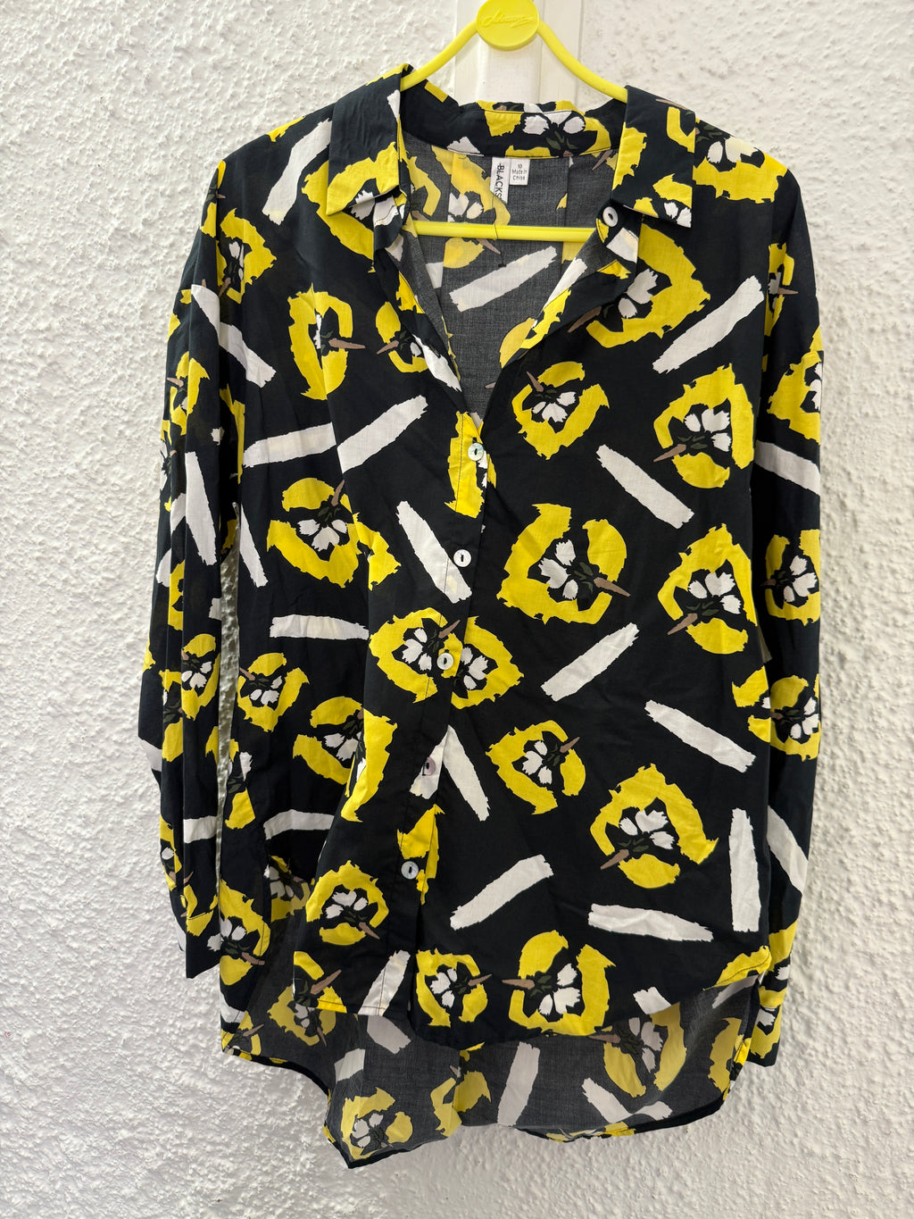 Blackstone Black Floral Top Sz 10 NEW!😀12/6