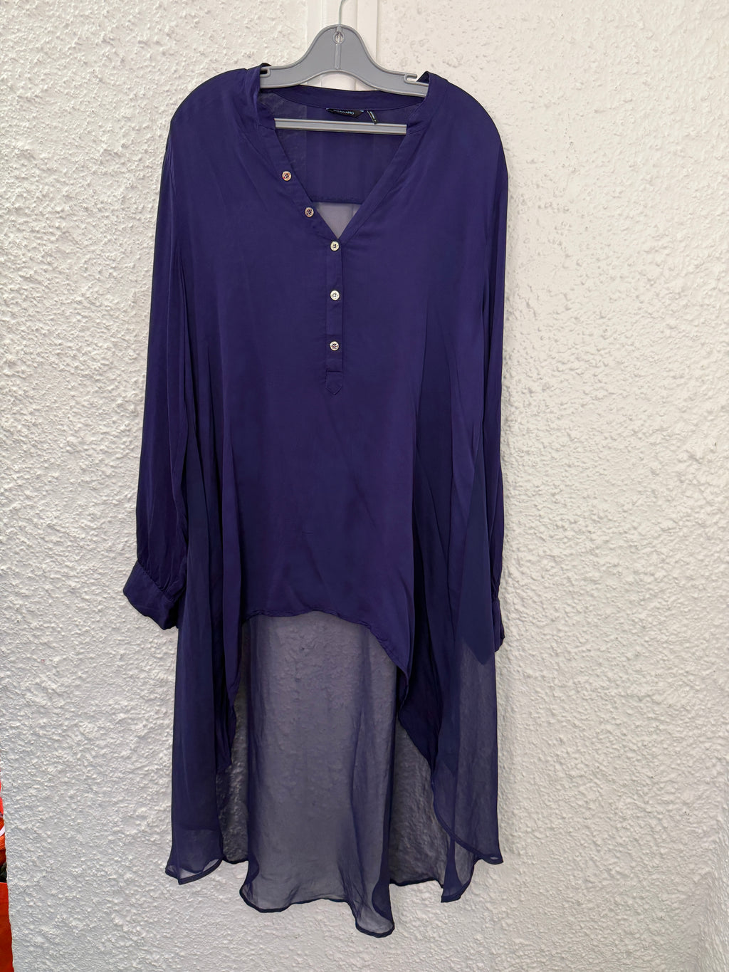 Marciano Purple Sheer Viscose Tunic Sz L😀11/8