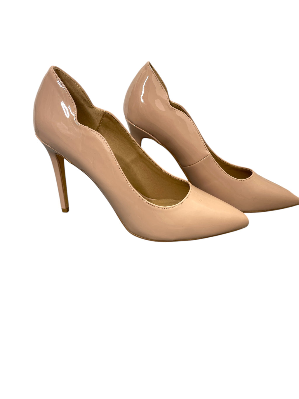 Novo Inisa Core Nude Patent Heels Sz 10 NEW! 💛 ⭐️