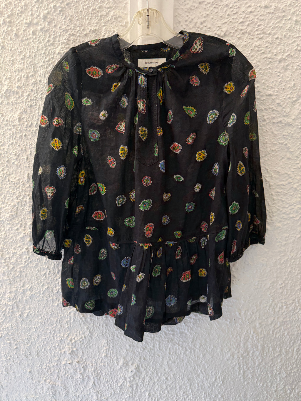 Country Road Navy Cotton Top XXS (best fit Sz 6-8)😀15/5