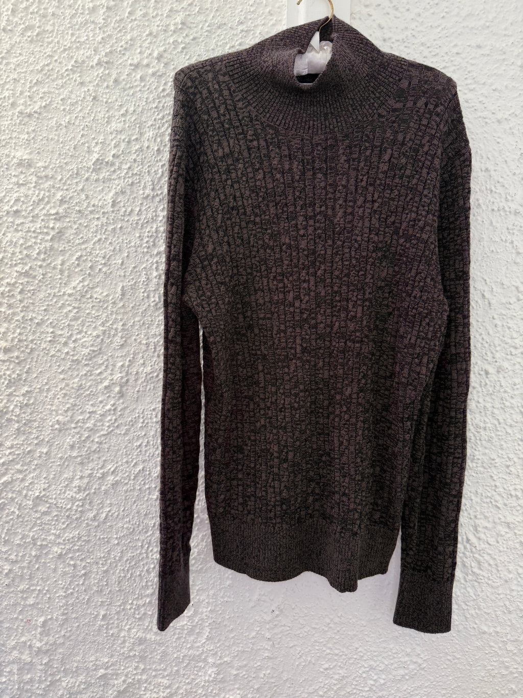 Cos Brown/Black Wool Cable Knit Jumper Sz XL NEW!😀17/7