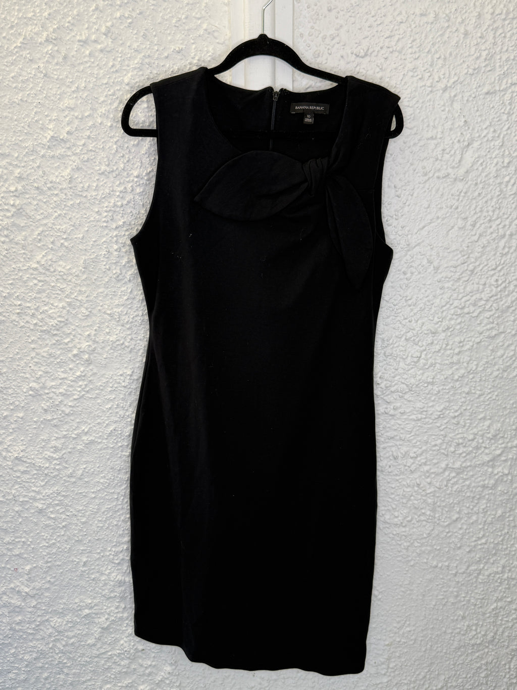 Banana Republic Black  Viscose Blend Dress Sz 10😀5/6