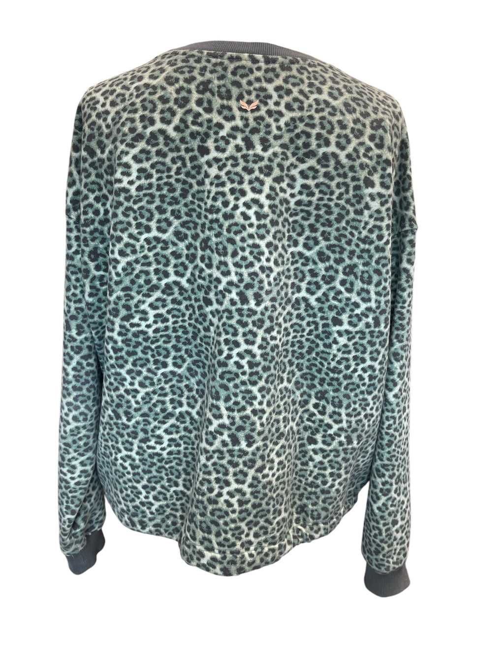 Superfit Green Animal Print Sweatshirt Sz L 🩷🩷