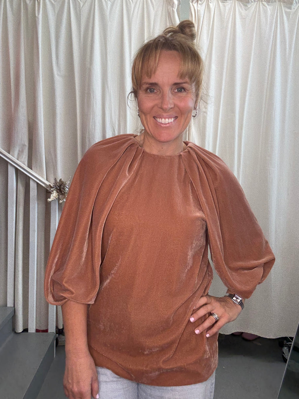 COS Velvet Top Sz10/12