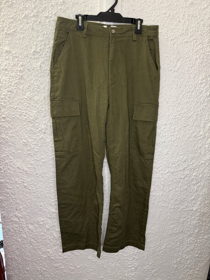 Cotton On Khaki Cotton Cargo Pants Sz 12 😀11/3