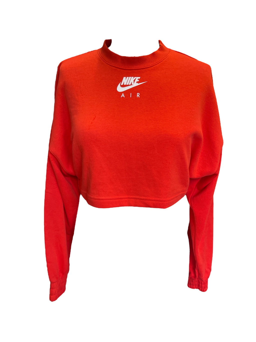 Nike Tomato Red Cropped Sweatshirt Sz XS 🩷🩷