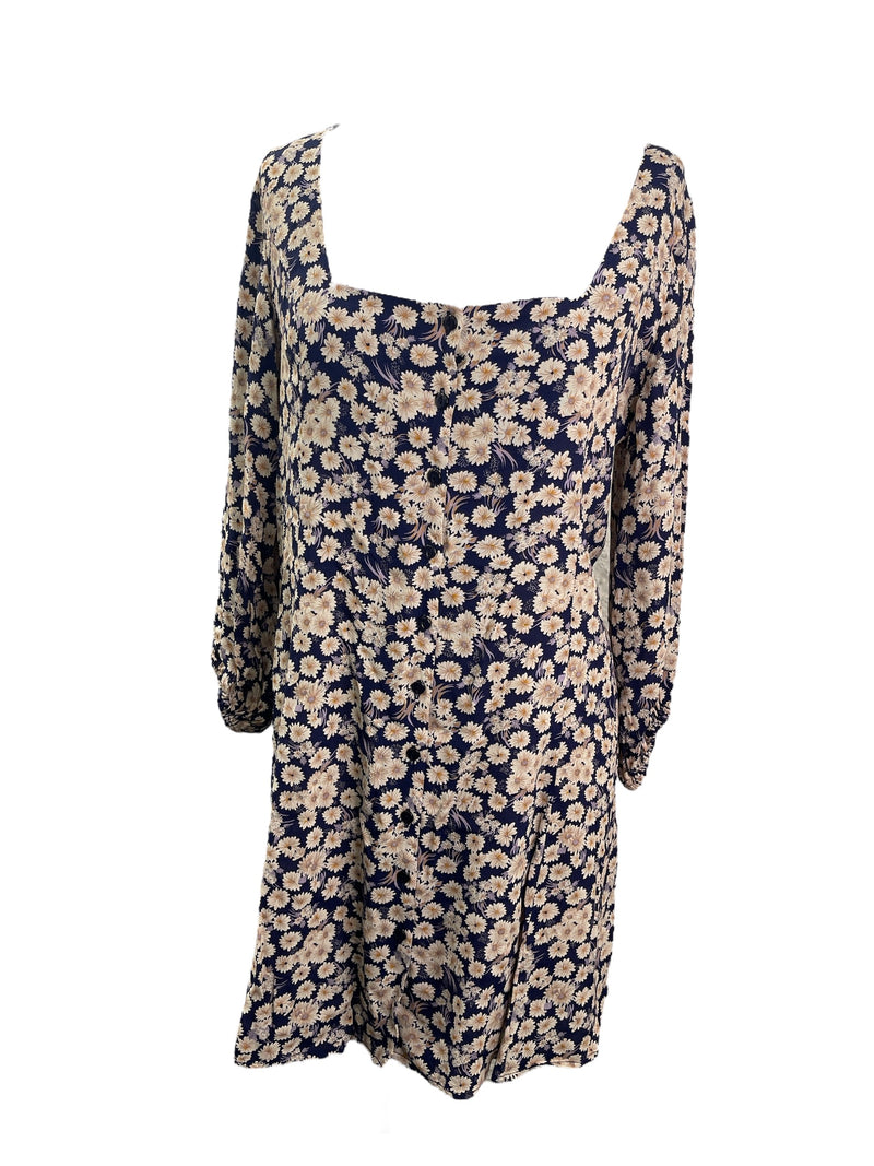 Rolla’s Blue Daisy Print Dress Sz 14  💜