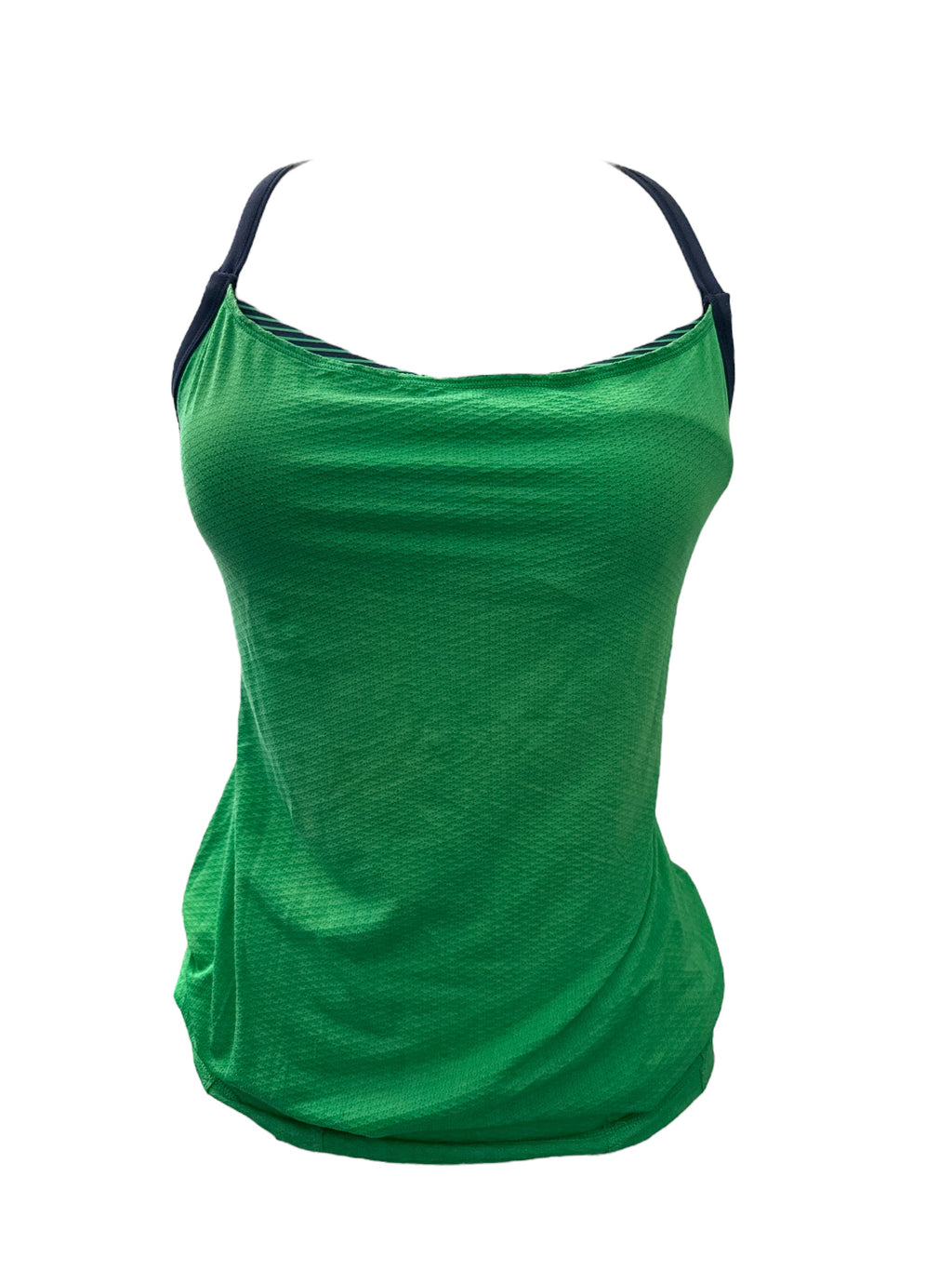 Lululemon Green/Navy Singlet Top No Sz (best fit Sz 8-10)⭐️