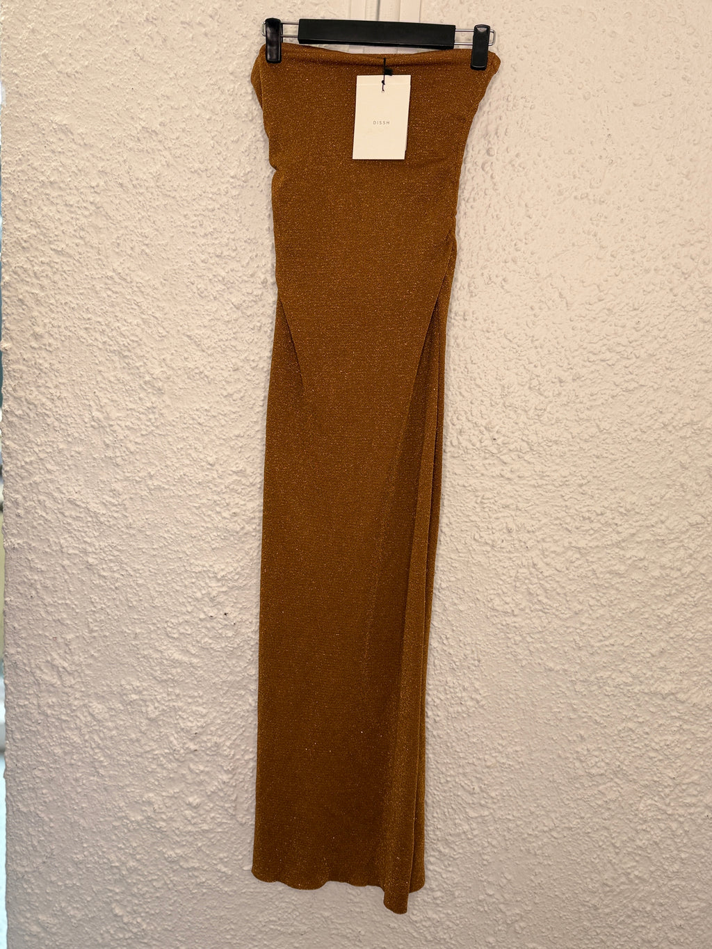 Dissh Metallic Burnt Orange Midi Dress Sz M (best fit Sz 8) NEW!😀13/10