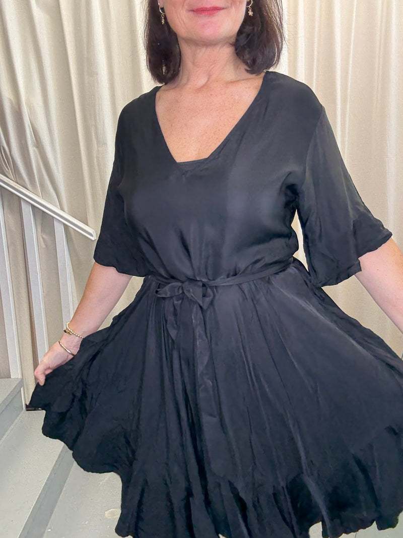Moochi Black Dress Sz12