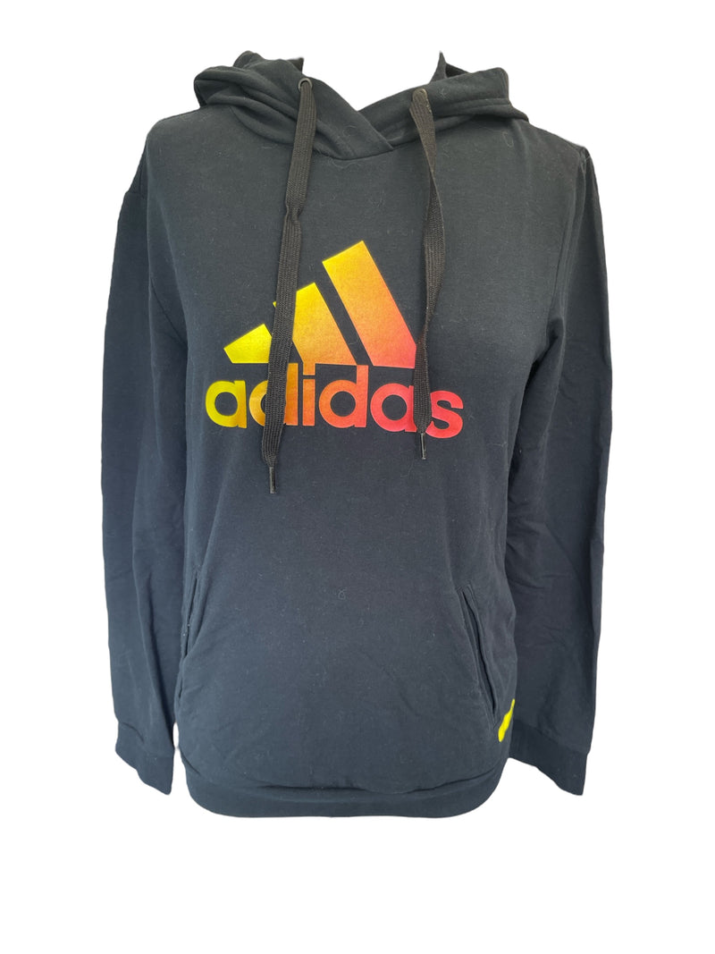 Adidas Black Hoodie  Sz 8-10 🩷🩷