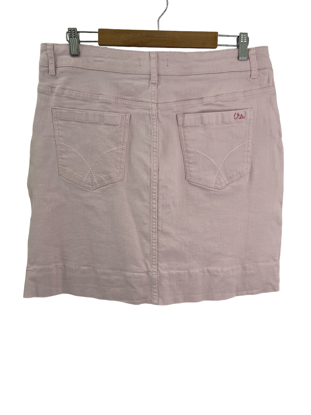 Crew Clothing Company Pink Denim Skirt Sz 18 💚