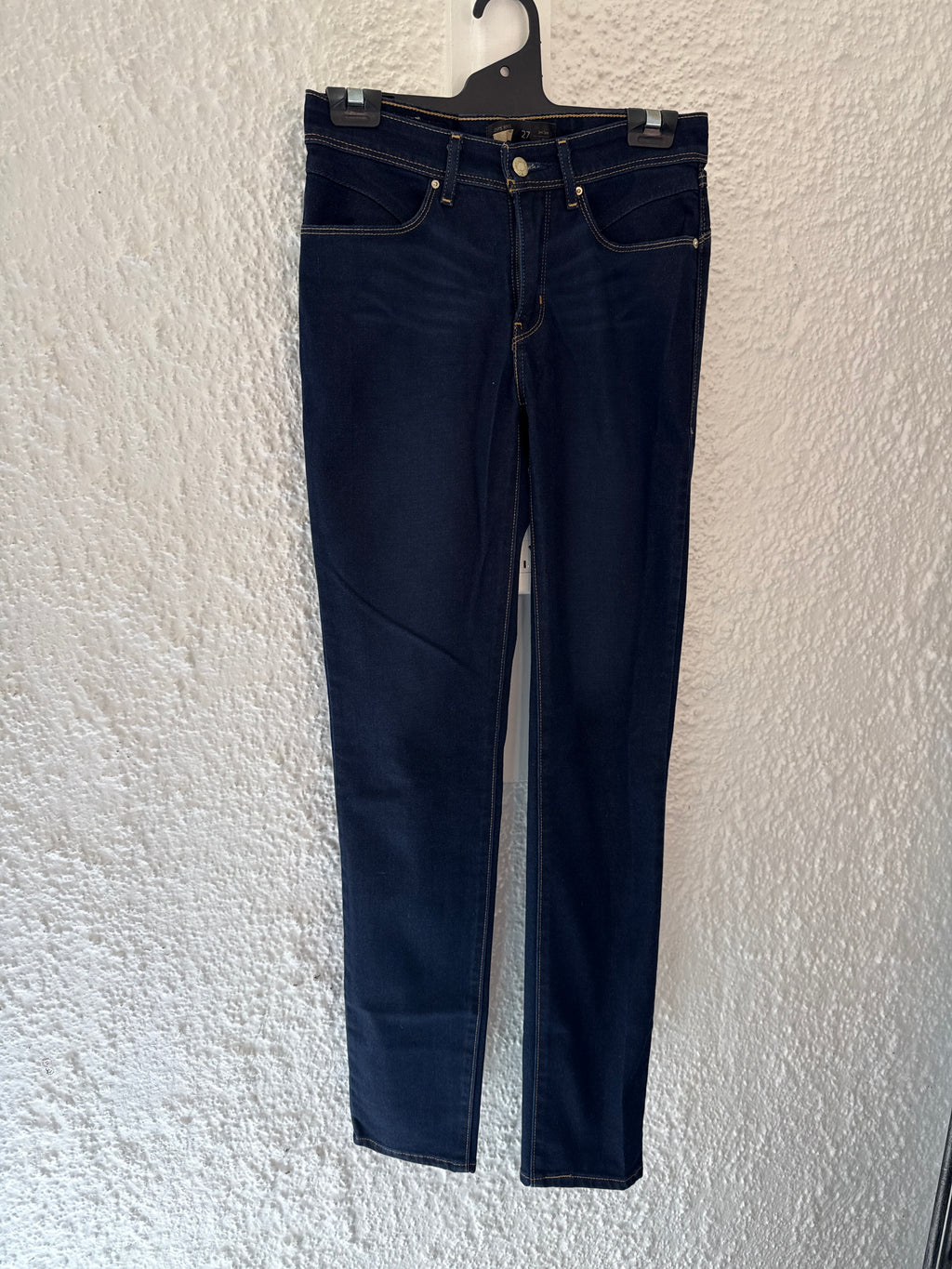 Levis Dark Blue Revel Demi-Curve Skinny Jeans Sz 27” 😀28/4