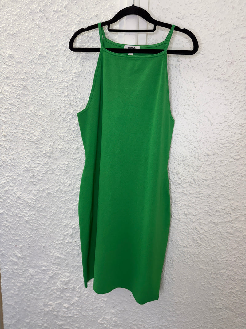 Cos Moss Green body con dress Sz L 27/11