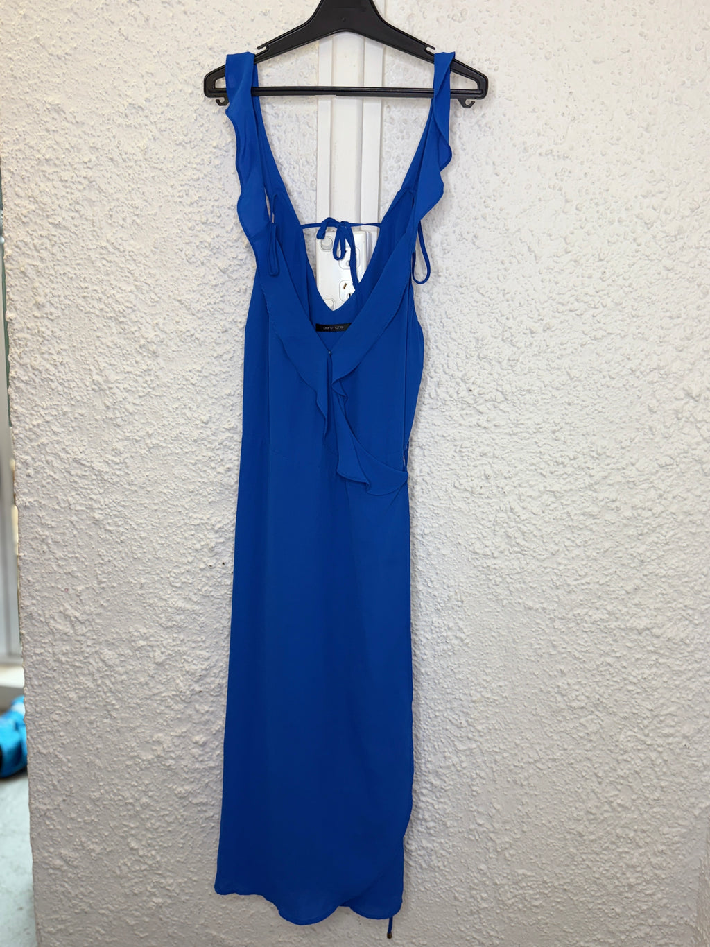 Portmans Cobalt Maxi Wrap Dress Sz 14😀6/10