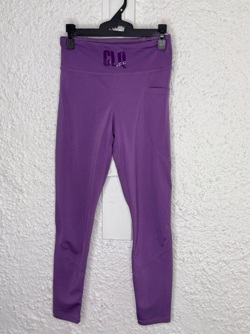 Clique Purple  Full Length Tights NZ Sz 10😀6/11