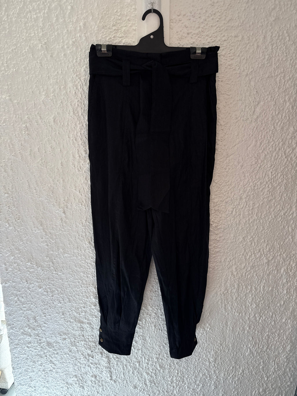 Witchery Black Linen Pants Sz 8😀28/4