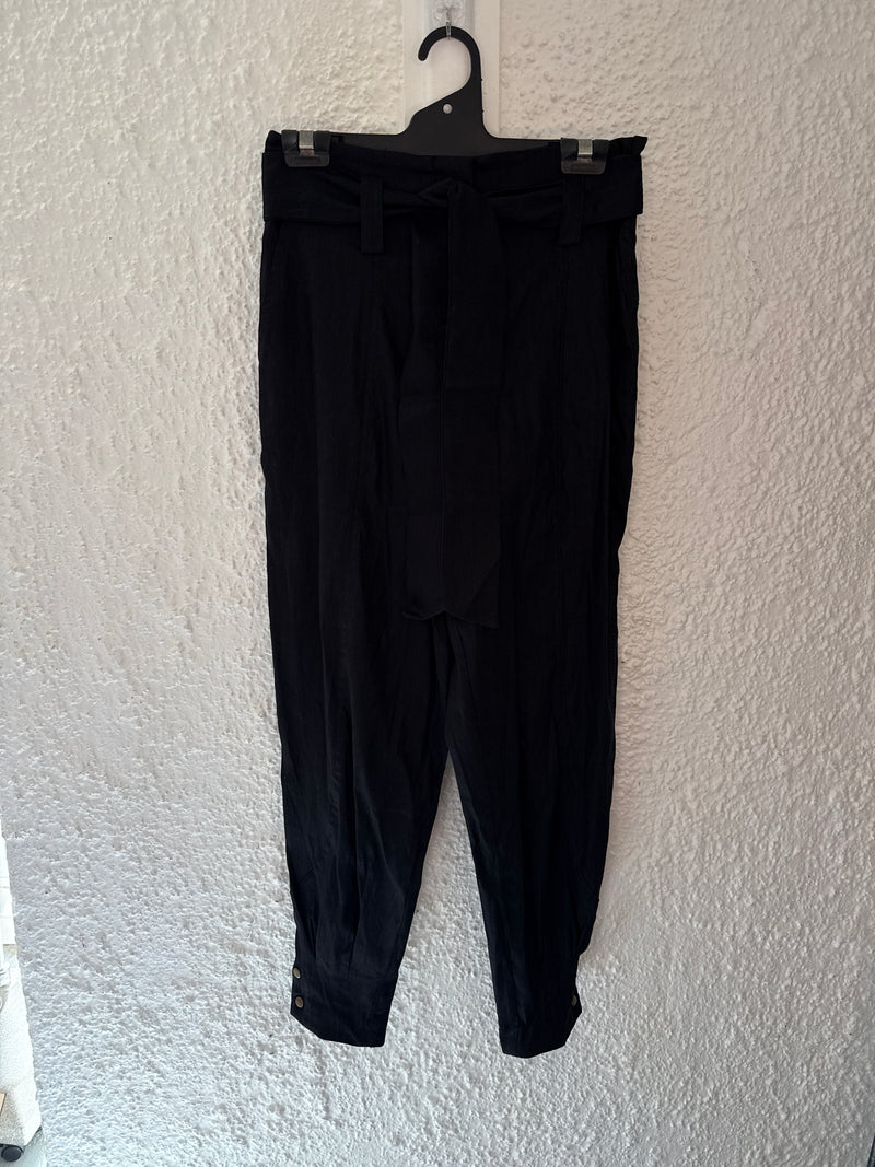 Witchery Black Linen Pants Sz 8😀28/4
