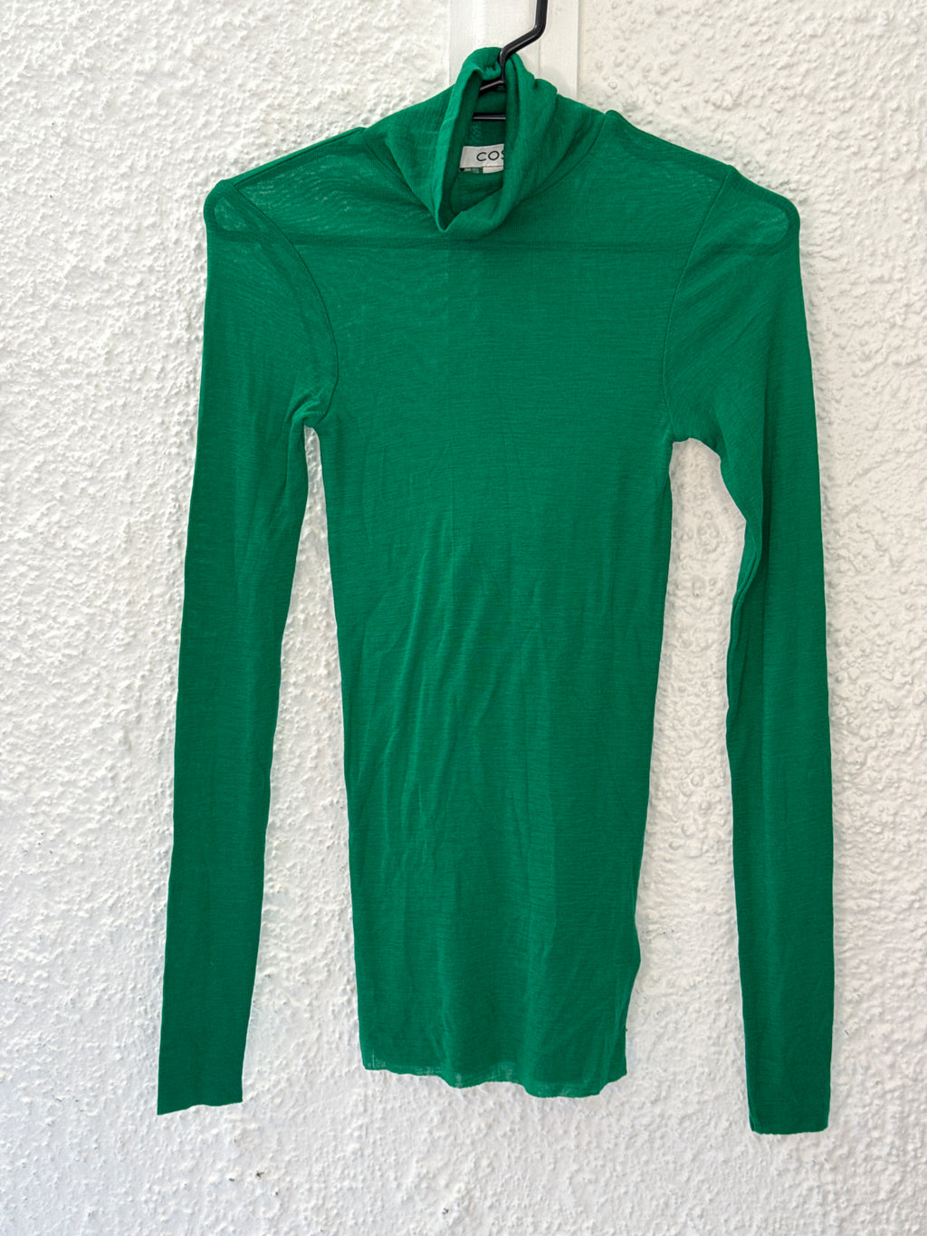 Cos Green Wool Turtleneck Top Sz XS 😀5/5