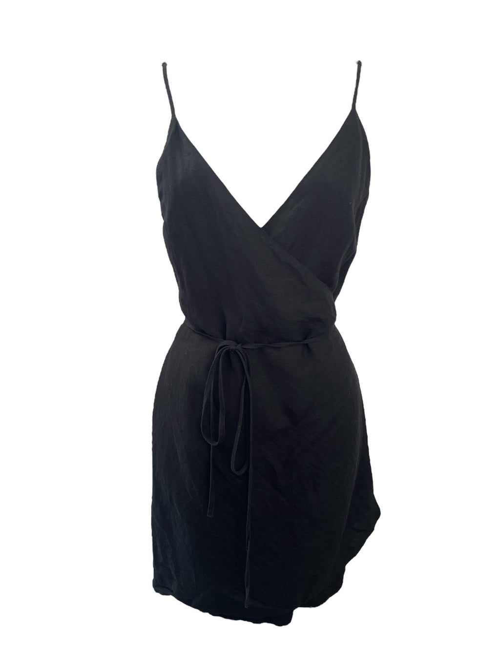 Billie The Label Black Linen Blend Dress Sz10 💙💙