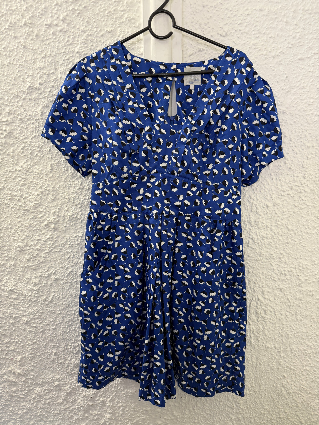 Karen Walker Blue Floral Dress Sz 12 31/7