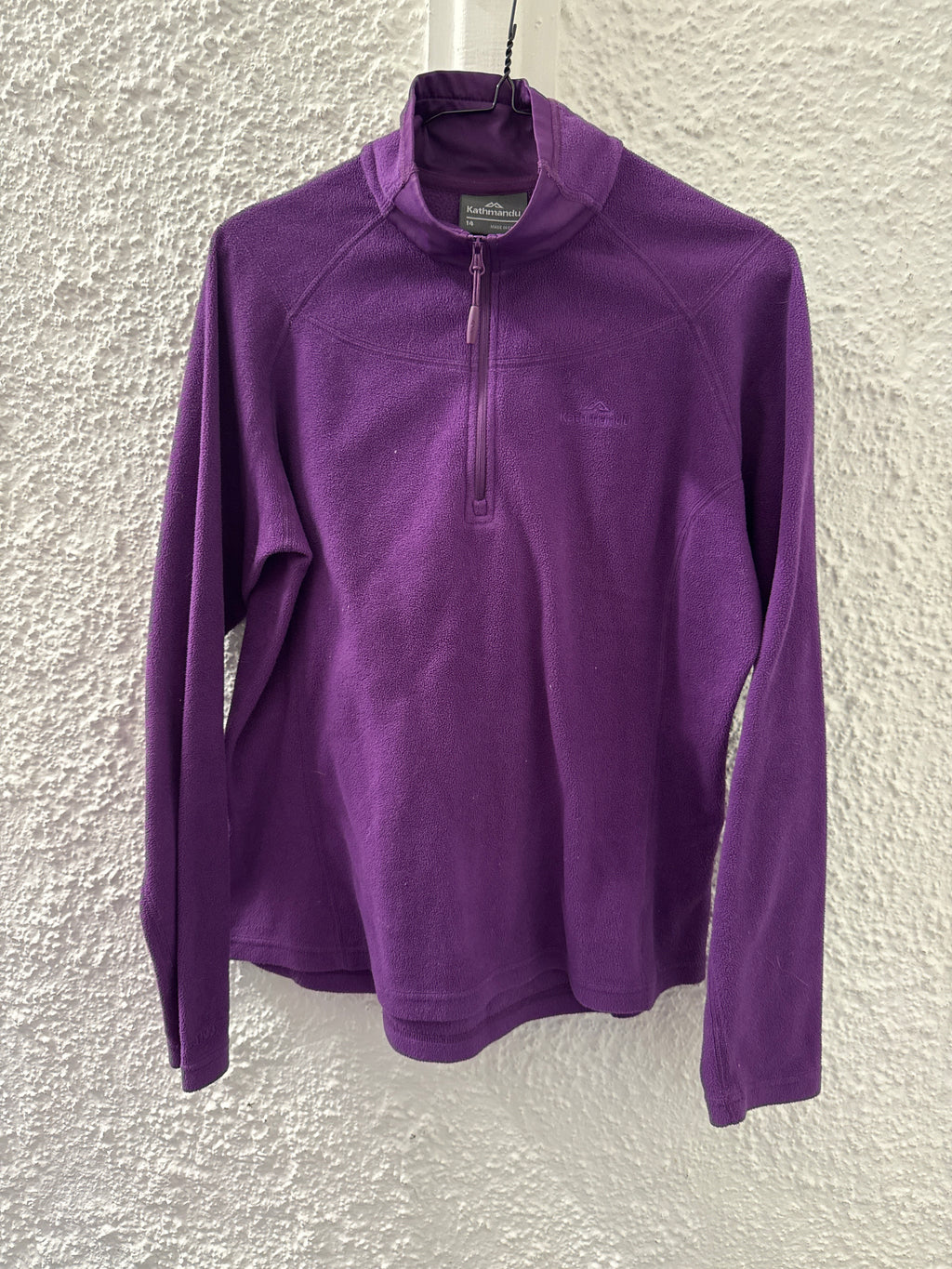 Kids Kathmandu Purple Fleecy Top Kids Sz 14😀14/7