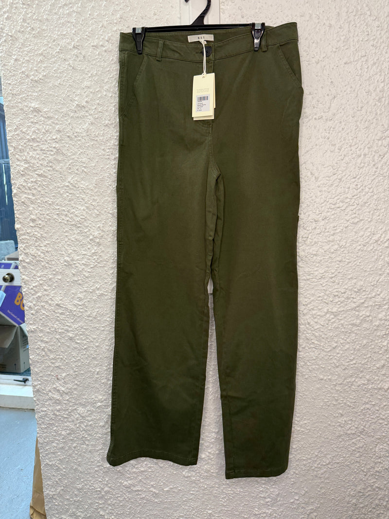 Max Khaki Cotton Utility Pants NEW! Sz 12 😀8/5