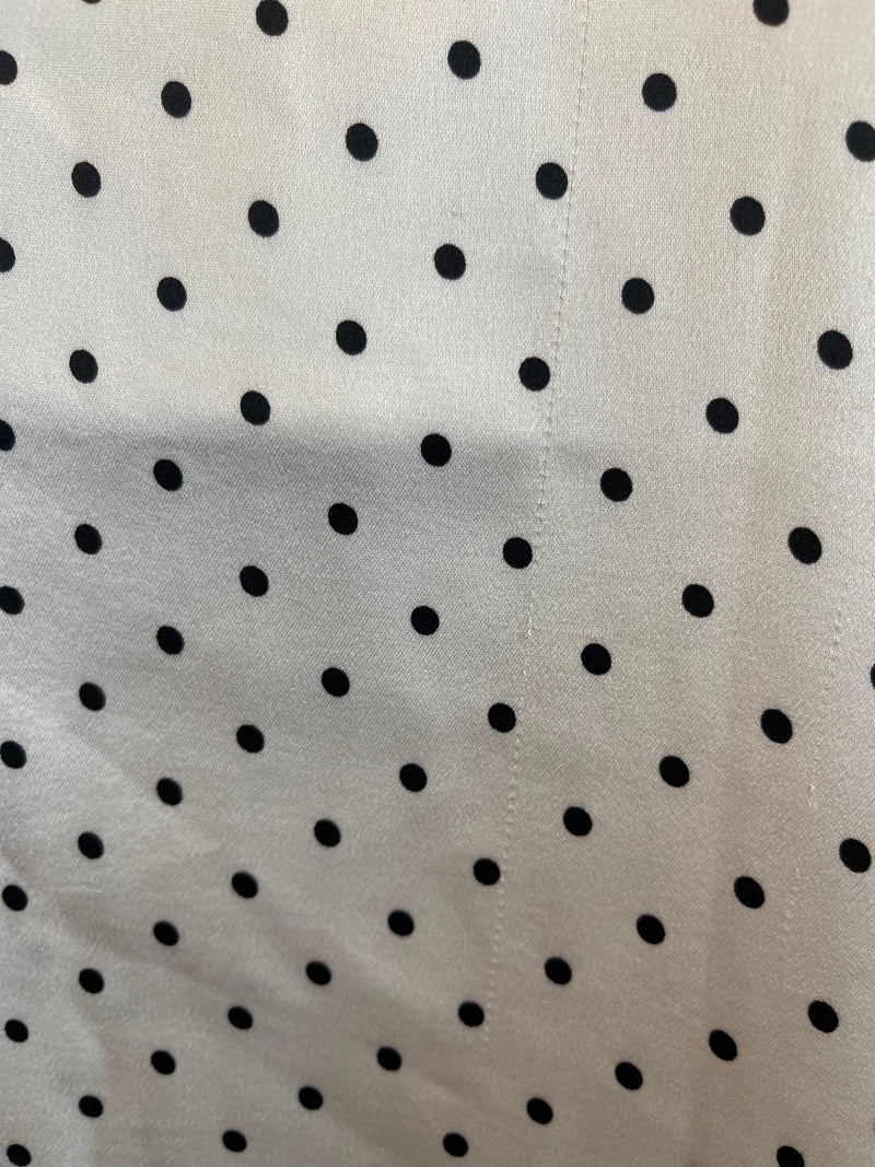 Acler White/Black Polka Dot Skirt No Sz (best fit Sz 6) 🩷