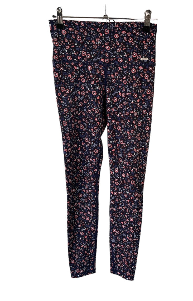 Aim’n Navy Floral Leggings Sz XS 💙