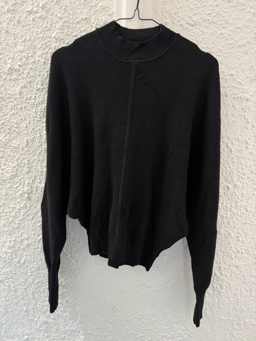 Decjuba Black Viscose Blend Batwing Knit Jumper Sz XS😀16/6