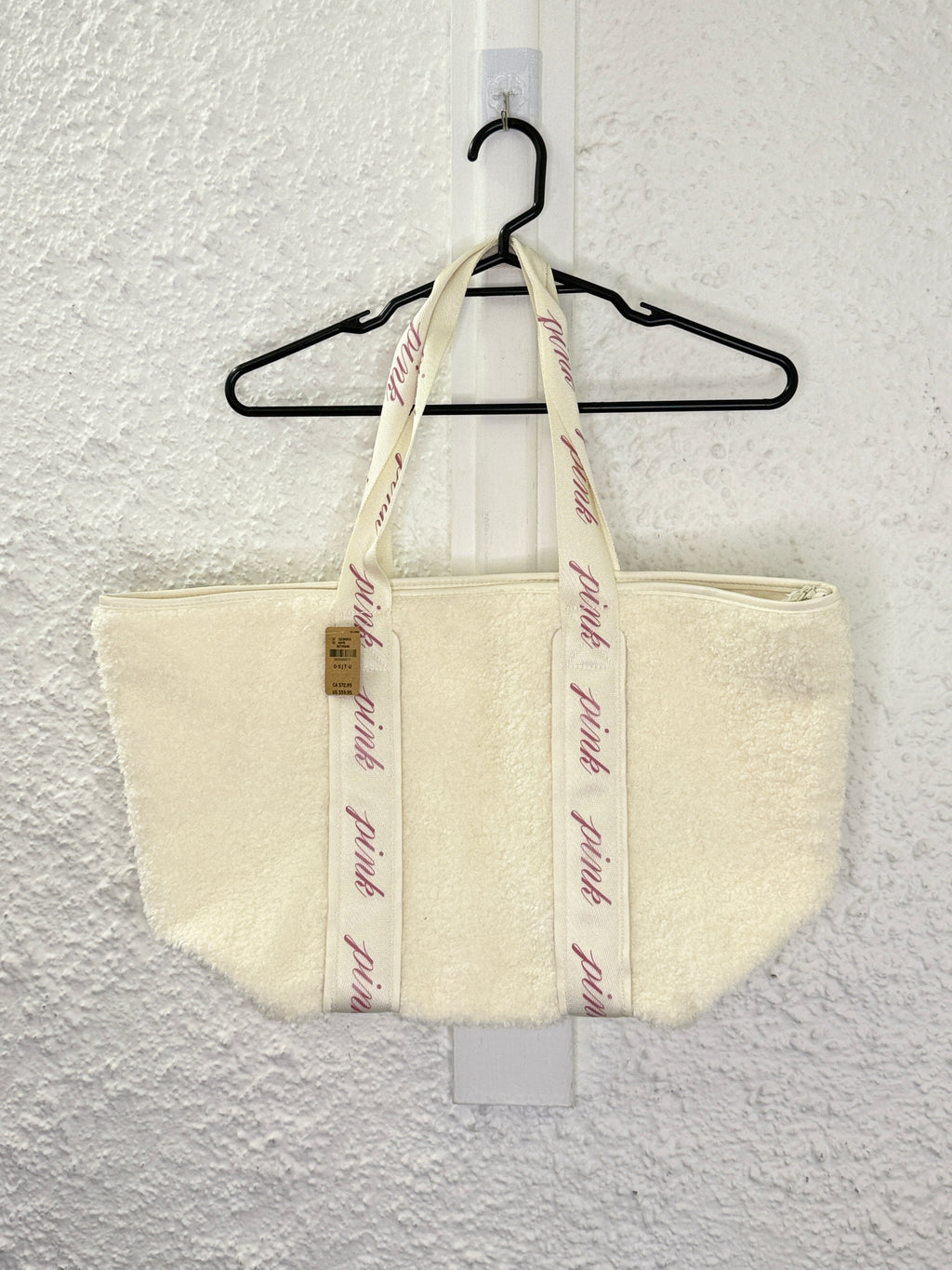 Victoria’s Secret ‘Pink’ Cream Tote NEW!😀29/9