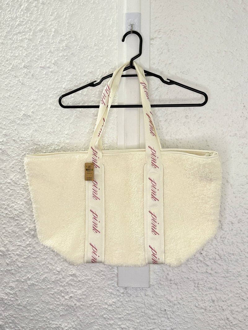 Victoria’s Secret ‘Pink’ Cream Tote NEW!😀29/9